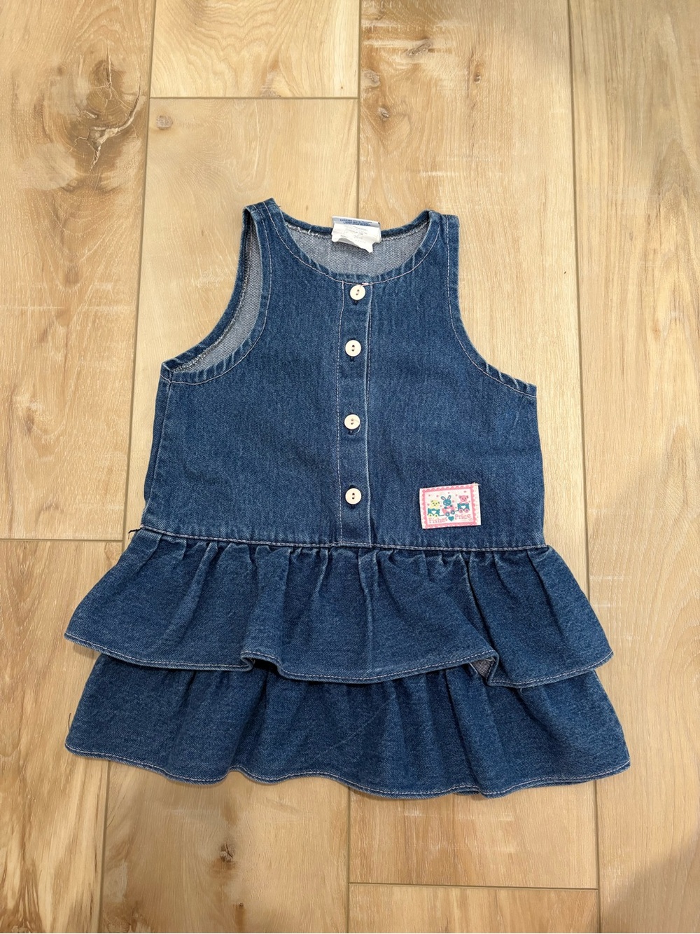Vintage Fisher Price Denim Toddler Dress